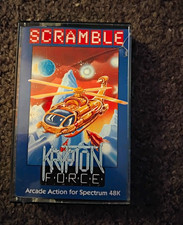 Krypton Force Scramble Sinclair ZX Spectrum game scarce