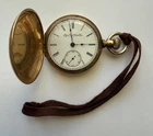 Antique 1896 Elgin 18s 15j Pocket Watch Model 3 Grade 141- Gold Filled Case-Runs