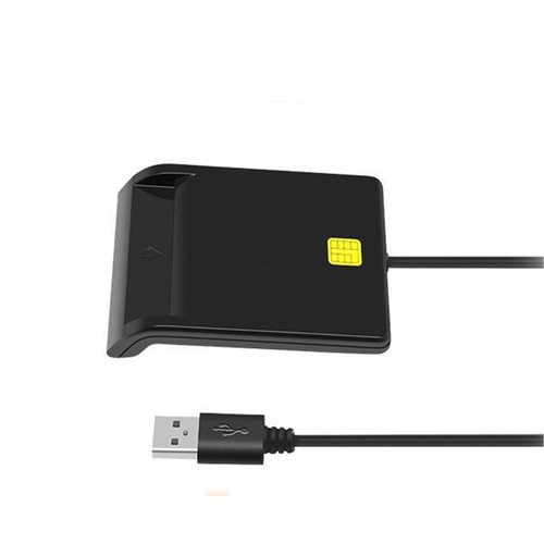 USB Smart Card Reader DNIE ATM CAC IC ID SIM Card Reader for Windows Linux - Afbeelding 7 van 9