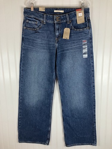 Levi’s Women’s Super Low Loose Jeans 31x32 Medium Wash Brand New With Tags