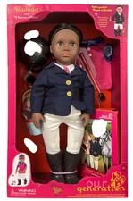 Our Generation Rashida with Book  Outfit 18" Posable Horseback Riding Doll