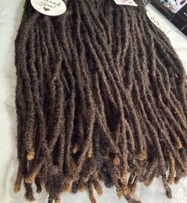 Real Natural Human Grown Dreadlocks Hair Small Med 0.8cm Up To 13  Long 118 Pcs