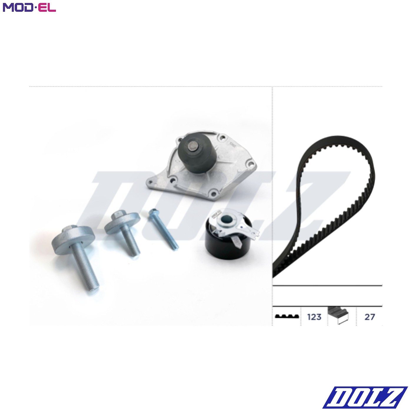 WATER PUMP & TIMING BELT KIT KD003 FOR RENAULT CLIO/SYMBOL/MIO/II/Mk/Hatchback