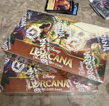 Disney Lorcana Wilds Unknown Booster Box NEW SEALED Lot Of 2