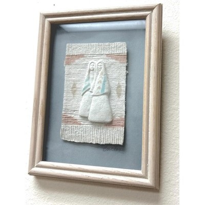 Figi Graphics Carlos Southwestern Woven Textile Relief Framed Wall Art CP-71V