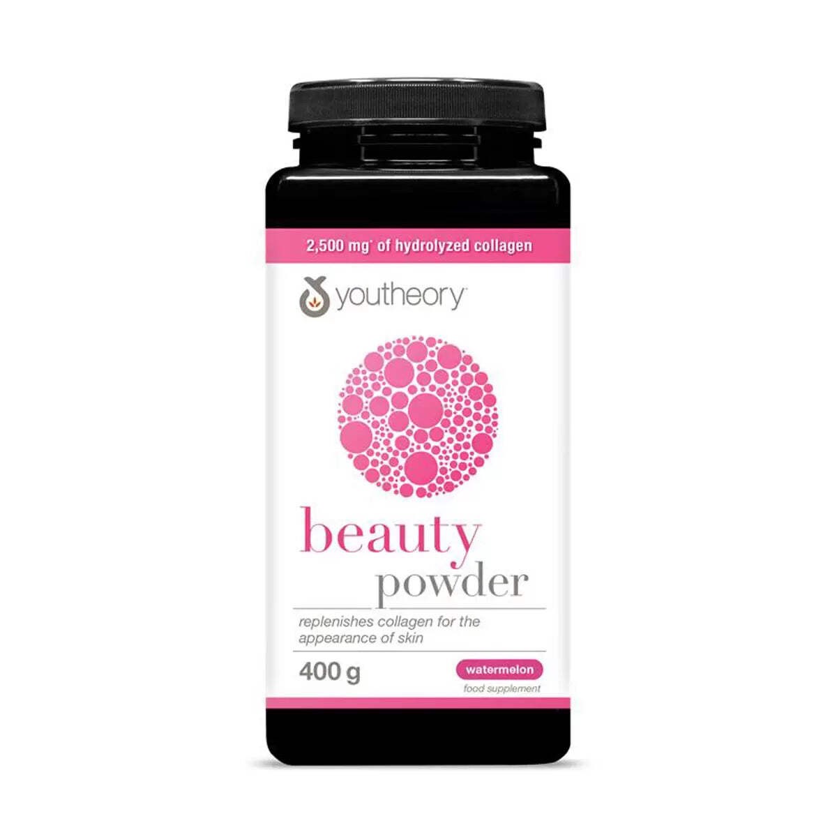 Youtheory Hydrolyzed Collagen 2500mg Powder, Watermelon - 400g