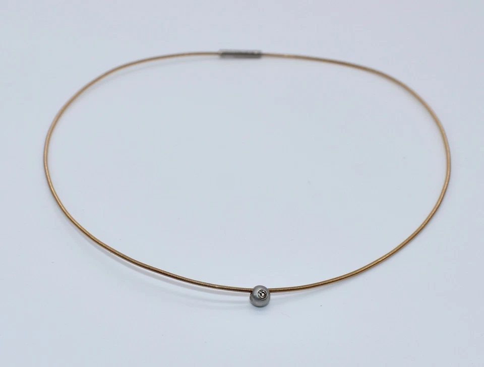 NIESSING® Kugel Brillantkugel Anhänger Platin (950), Brillant 0,04 ct. 5mm - Bild 4 von 4