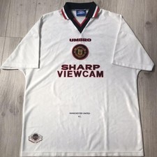 Vintage Manchester United Umbro Soccer Jersey 96/97 Away Size XL Official