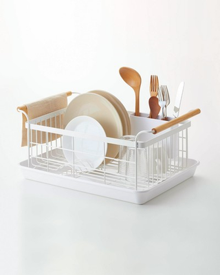 #ad #ad Yamazaki Home TOSCA Kitchen Dish Drying Organizer Rack with Removeable Drainer $68.60