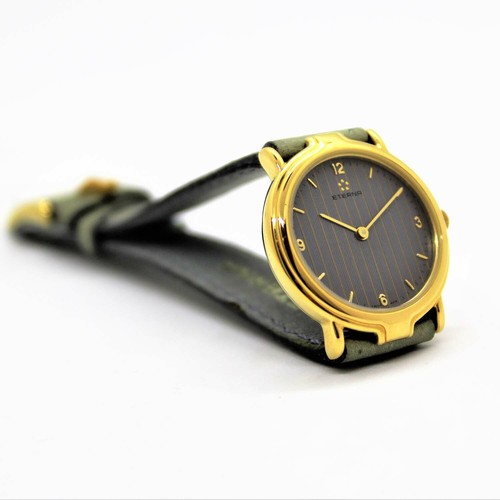 Eterna 133437422 Quartz Watch In Gold Steel With Leather Strap - Picture 2 of 10
