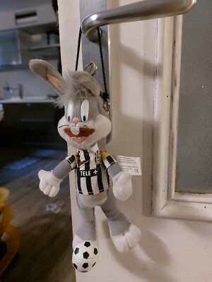 Peluche Juventus Tele Bugs Bunny 20cm Looney Tunes Coniglio Pupazzo nuovo  90'