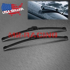 20" & 20" One Pair Windshield Wiper Blades Bracketless J-HOOK OEM QUALITY