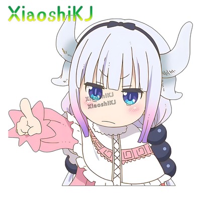XiaoshiKJ 5.1'' Kanna Kamui Cute Car Stickers Window Helmet Motorcycle Decals