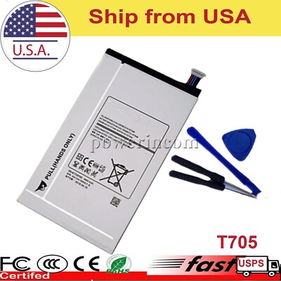 Battery For Samsung Galaxy Tab S 8.4, WiFi, SM-T700 SM-T705 SM-T705Y SM-T707A