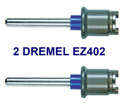 #ad 2 NEW DREMEL EZ LOCK MANDREL EZ402 USE WITH DREMEL EZLOCK ACCESSORIES EZ402 NOS $24.99