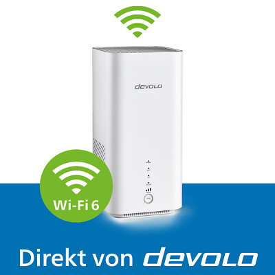 devolo WiFi 6 Router 3600 5G LTE Mobiler 5G Router SIM-Karte WLAN-Router