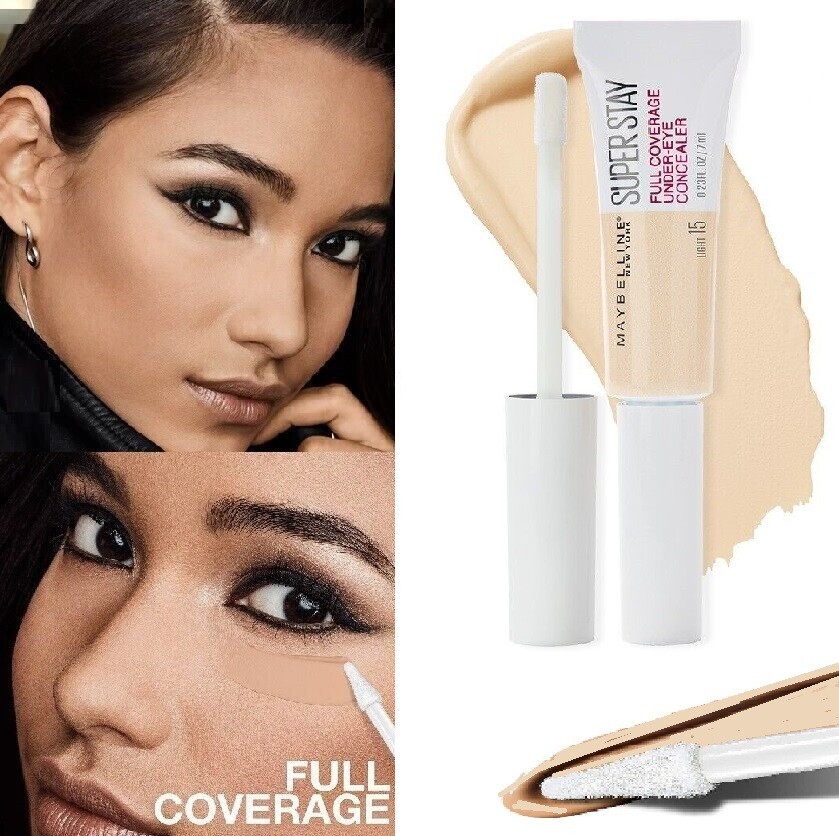 MAYBELLINE SUPER STAY ANTI AGE CERNES YEUX CORRECTEUR TOTALE COUVRANCE 15 Clair