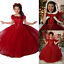 thumbnail 14  - UK  Cinderella Dress Kids Girls Costume Princess Party Fancy Dress +Cape