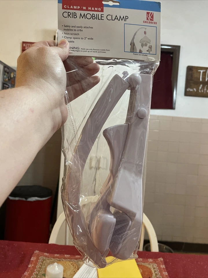 JL CHILDRESS Crib Mobile Attachment Clamp Fits Traditional Cribs - Image 3 of 3