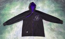 Vintage Adidas Limited Edition NBA Los Angeles Lakers Full Zip Hoodie Size L.