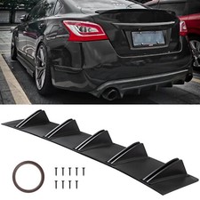 Rear Lip Bumper Diffuser Spoiler Splitter Lower Shark 10-fins For Nissan Altima Rear Lip Bumper Diffuser Spoiler Splitter Lower Shark 10-fins For Nissan Altima