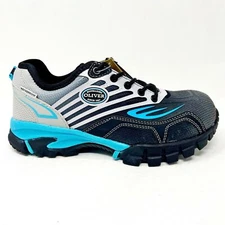 Oliver by Honeywell Fixit Black Blue Womens Wide Composite Toe Shoes OL25004W