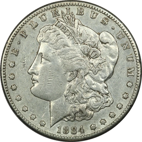1884-S Morgan Silver Dollar $1, Extremely Fine XF