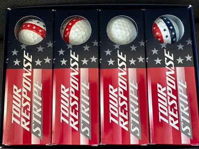 Taylormade USA Tour Response Stripe Golf Balls One Sleeve 3 balls 
