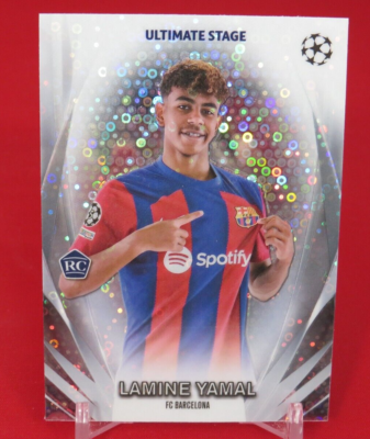 Lamine Yamal RC Rookie 2023-24 Topps UEFA Club Chrome Ultimate 