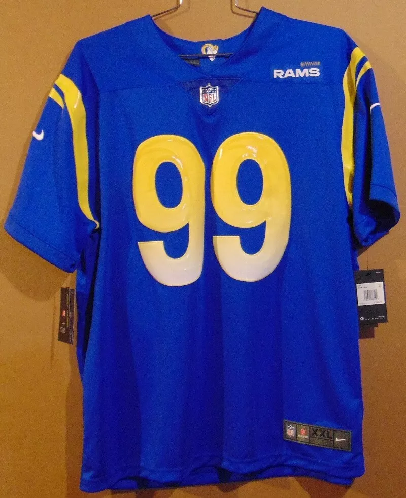 LOS ANGELES RAMS AARON DONALD NFL BLUE JERSEY