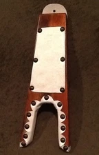 Studded Pearl White Boot Jack ** BootJack ** Boot Puller ** Shoe Remover