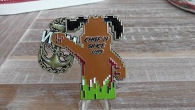 USN Nintendo NES Duck Hunt Dog CPO Challenge Coin #125Y