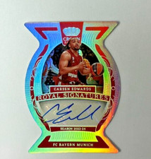 2023/24 Euroleague Crown Royale Royal CARSEN EDWARDS Die-Cut AUTO 25/25