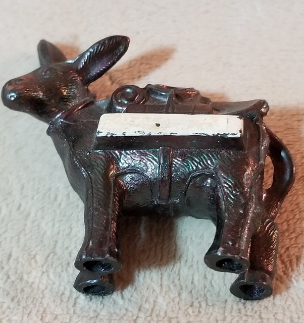 Vintage Small Metal Donkey Figurine Collectible eBay