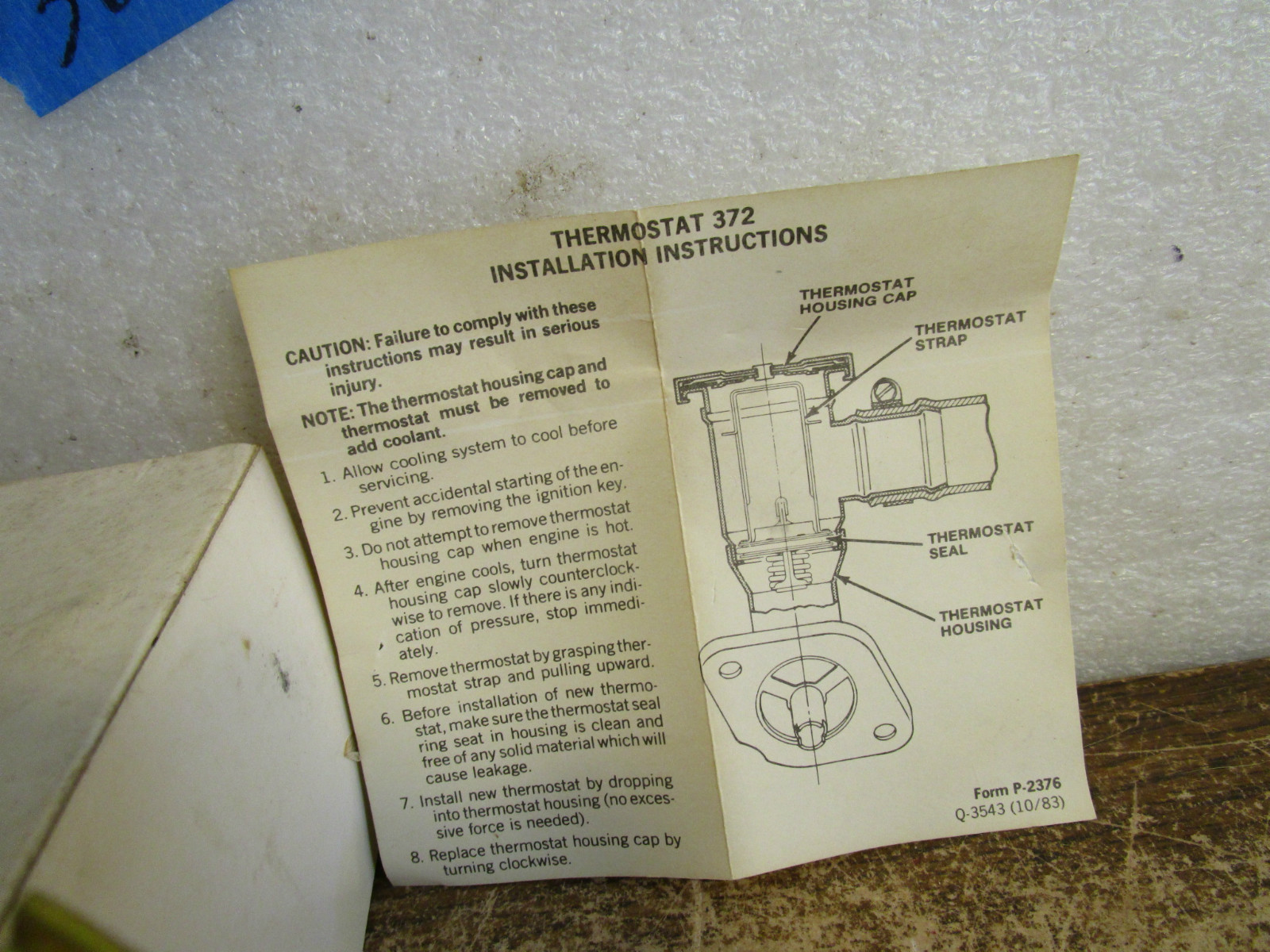 Robert Shaw 372195 Thermostat Chevy Pontiac Oldsmobile Buick eBay