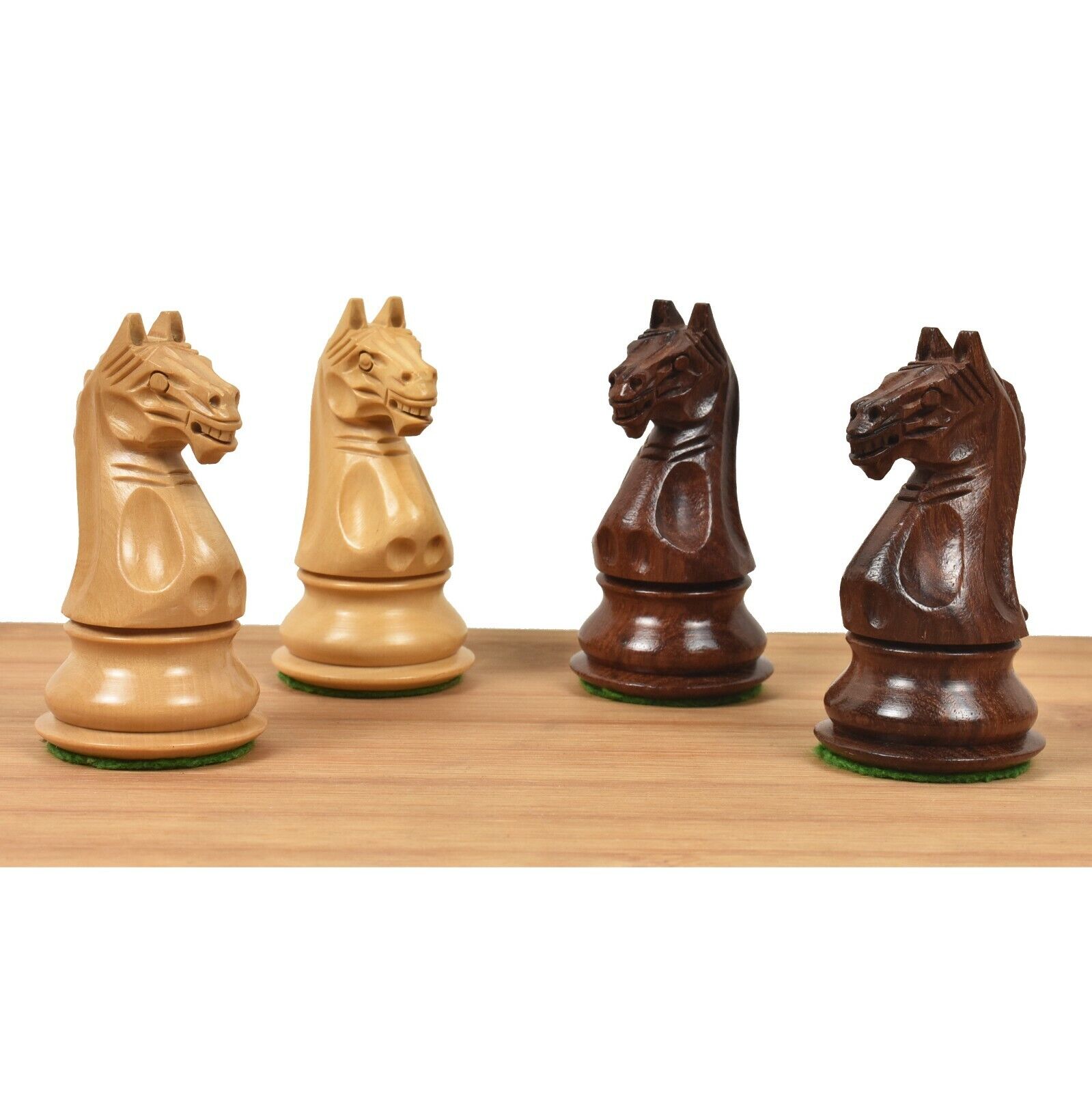 Improved French Lardy Chess Pieces Only set - Stained Boxwood –  royalchessmall