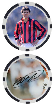 MARCO VAN BASTEN - FÚTBOL LEGEND - SOCCER LEGEND - POKER CHIP - ***SIGNED***