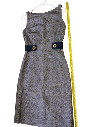 Vintage USA Milly of New York Womens Dress Black Size 0 Sleeveless Neck Back Zip - Picture 6 of 6