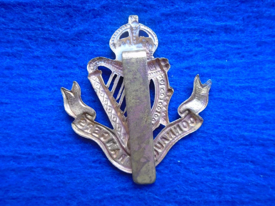 WWI CONNAUGHT RANGERS BRASS CAP BADGE, REPRODUCTION - Image 2 of 2