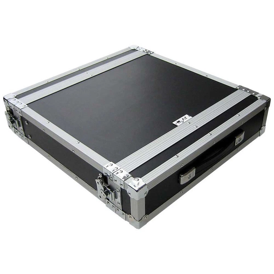 Flightcase 2HE 19" Rackschienen v+h max.Tiefe 41cm 7mm Multiplex RACK CASE Profi - Bild 2 von 4