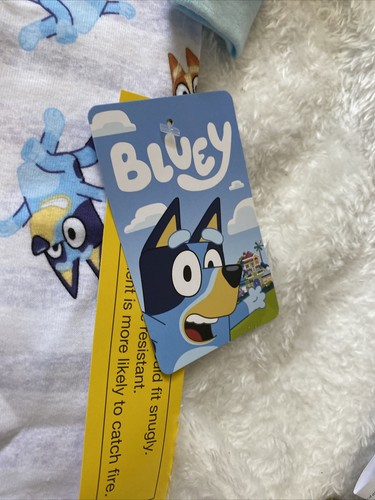 Bluey Pajamas 2 Piece Set Pants /Long Sleeve Top 100% Cotton 4T NWTs Disney - Picture 4 of 6