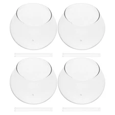 4 Sets Wind Chime Craft Kit for Adults Glass Dome Japanese Decor