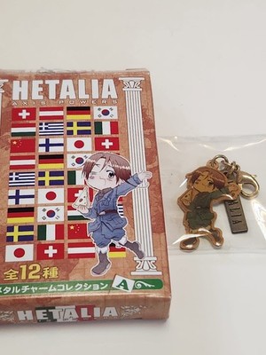 Movic Hetalia Axis Powers APH Metal Charm Keychain Mascot A North Italy