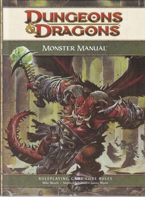 Dungeons & Dragons D&D 4th Ed. / Monster Manual