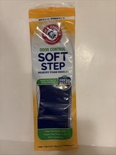 Arm and Hammer Odor Control Soft Step Memory Foam Insoles Men 8-14 Women 6-10
