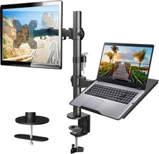 Adjustable Monitor Stand for 32 inch Screen and 17 inch Laptop Holds 22lbs