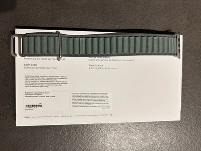 Apple Watch Alpine Loop green/ Armband  Größ S