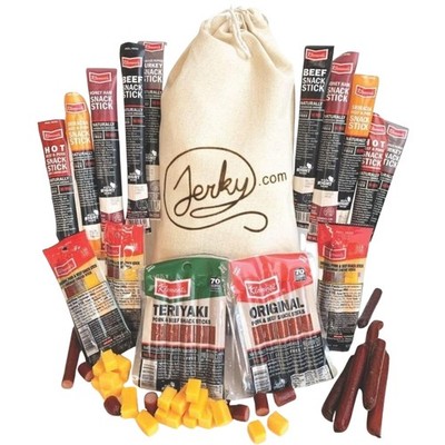 Jerky.com 26pc Meat Sticks Variety 16 Ounce (Pack of 1), Jerky Gift Set