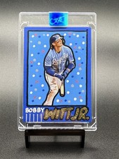 Artist CARTER X Custom Painted 1/1 Art Bobby Witt Jr 2022 Bowman Artist CARTER X Custom Painted 1/1 Art Bobby Witt Jr 2022 Bowman