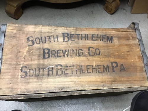 South Bethlehem Brewery Wood Crate Pa
